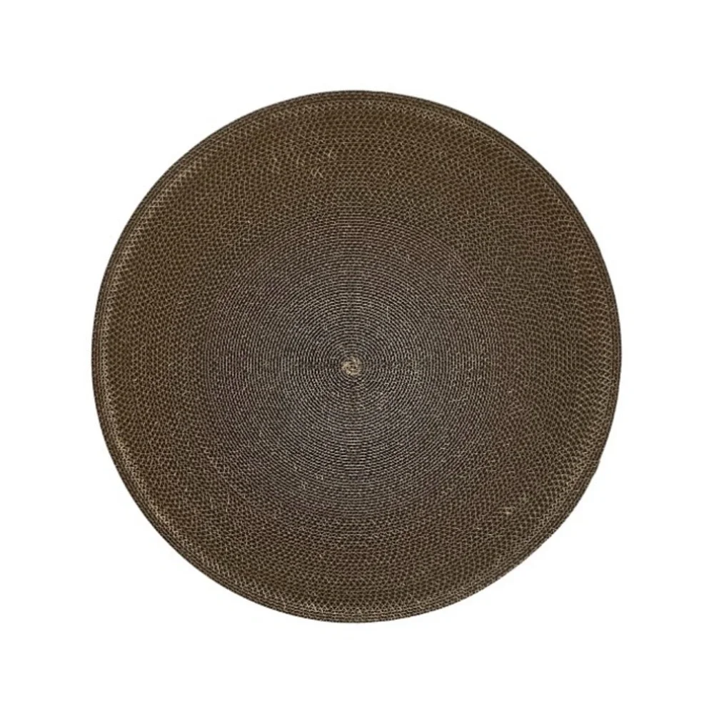 Cat Print Round Scratching Pad